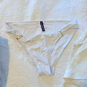 White Tommy Bahama Bikini Bottoms only
